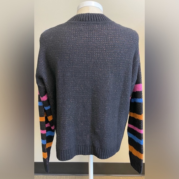 Minasmalha Brazilian multi coloured Woodstock long sleeve sweater women’s Medium - Picture 6 of 8